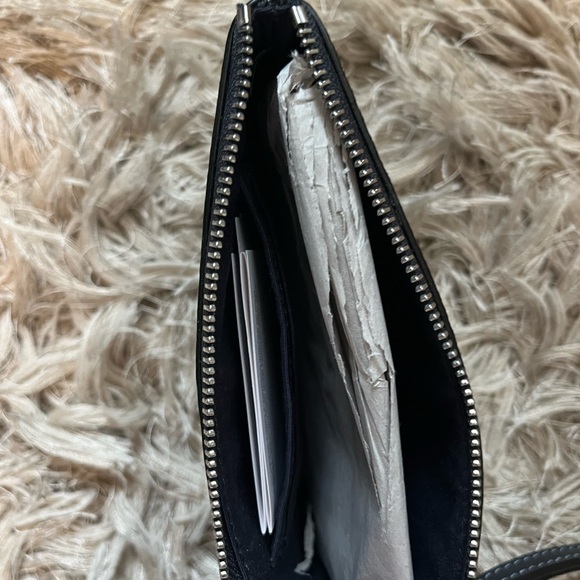 Coach Blue Wristlet with Floral Design - Picture 3 of 4